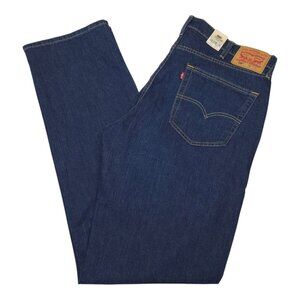 Levis 559 Relaxed Straight Jeans Big & Tall 40X38 Stretch Denim Dark Wash